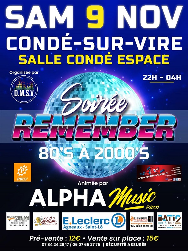 Soirée Remember > 80's à 2000's