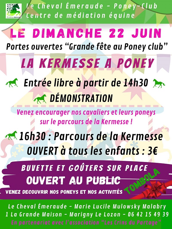 La kermesse à poney