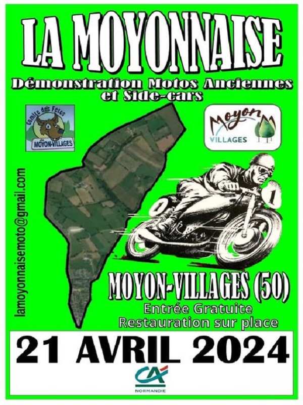 Saint-Lô : La Moyonnaise, motos anciennes et side-cars
