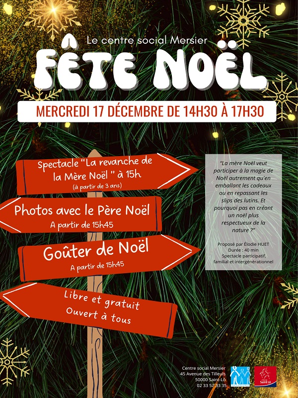Saint-L&ocirc; : Le centre social Mersier fête Noël 