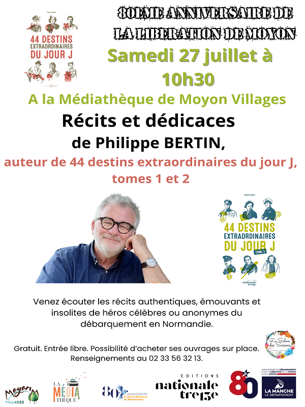 Saint-Lô : Récits et dédicaces de Philippe Bertin