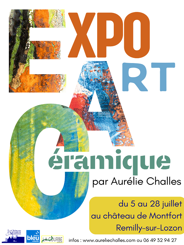 Saint-Lô : Exposition céramique Aurélie CHALLES