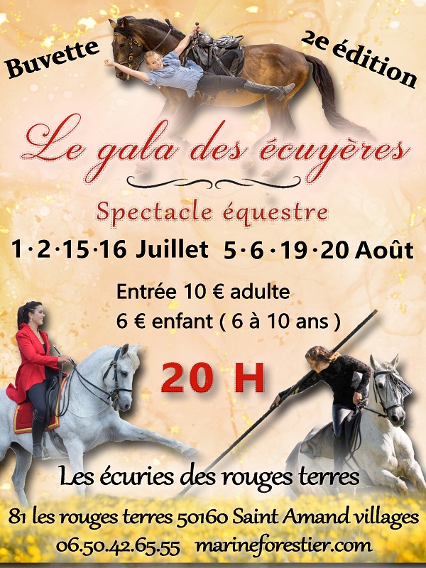 Saint-Lô : Le Gala des Ecuyères > Spectacle Equestre