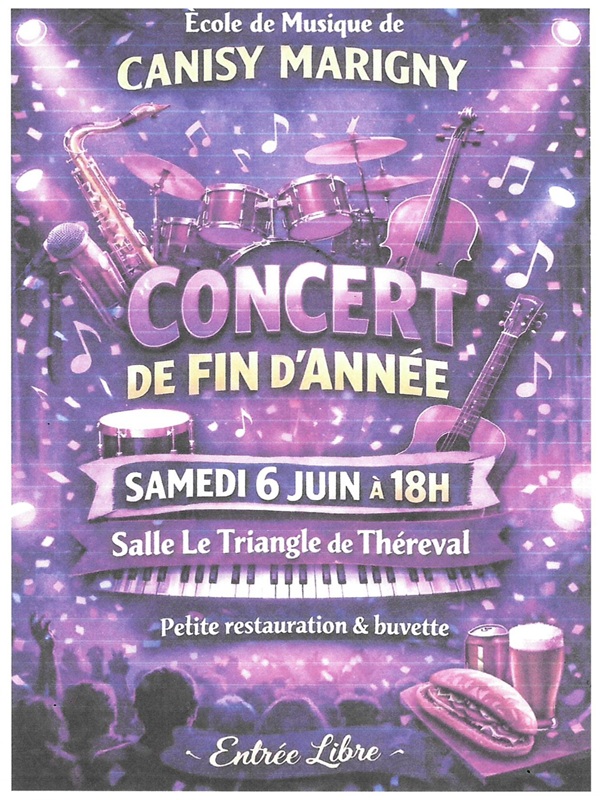 Saint-L&ocirc; : Concert de fin d'année (école de musique de Canisy-Marigny)
