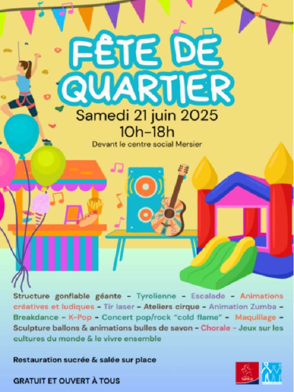 Saint-Lô : Fête de quartier > Centre Social Mersier