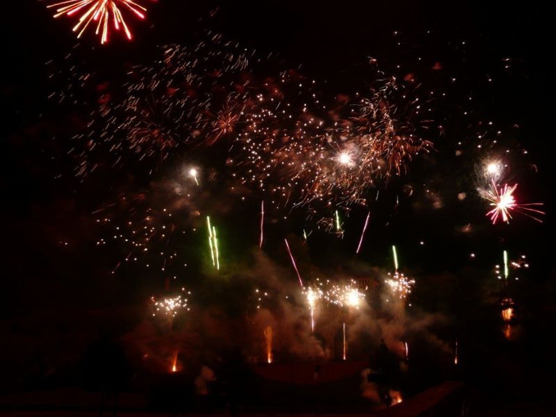 Saint-L&ocirc; : Feu d'artifice
