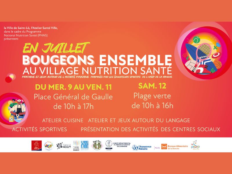 Bougeons ensemble, au village nutrition santé ! 