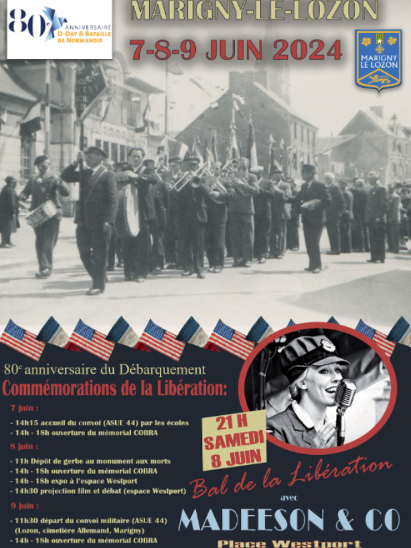 Saint-Lô : Festivités du 80e Anniversaire du Débarquement