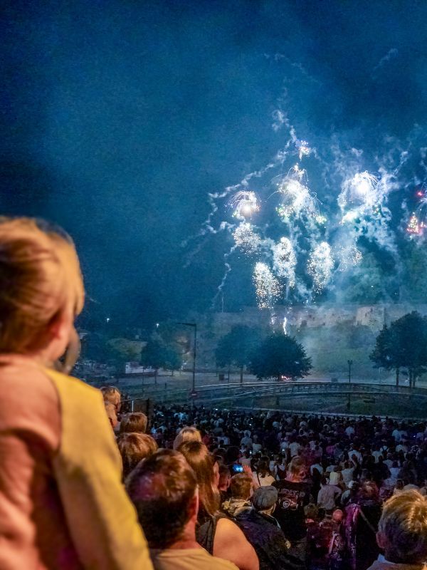 Saint-Lô : Feu d'artifice et bal de la libération