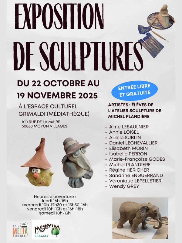 Exposition de sculptures et peintures
