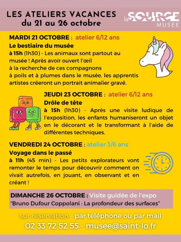 Saint-Lô : Ateliers Vacances > Musée d'art et d'histoire