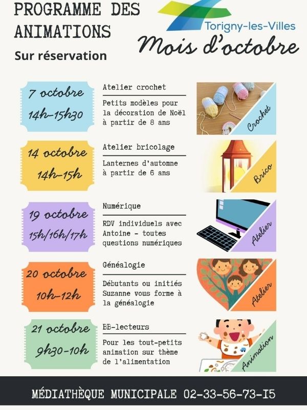 Programme octobre > Médiathèque 