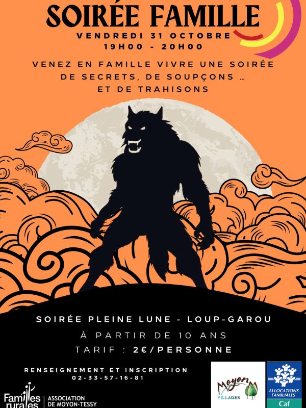 Saint-Lô : Soirée loup garou en famille