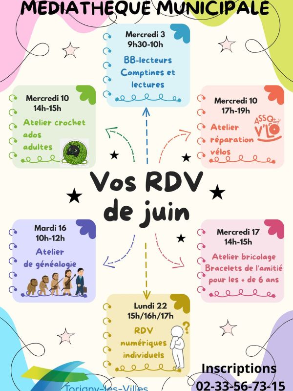 Programme de juin > Médiathèque 