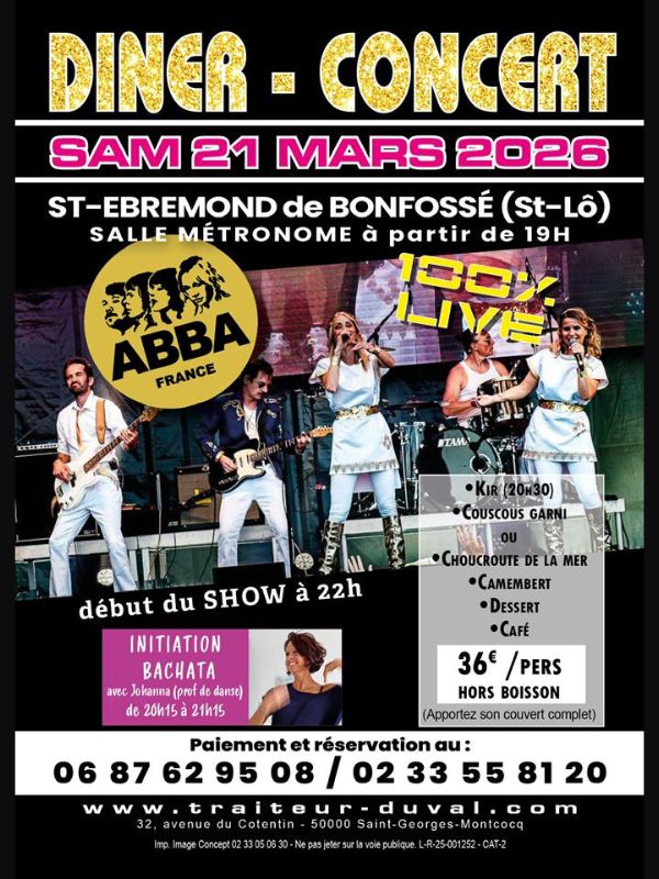 Saint-L&ocirc; : Dîner-concert