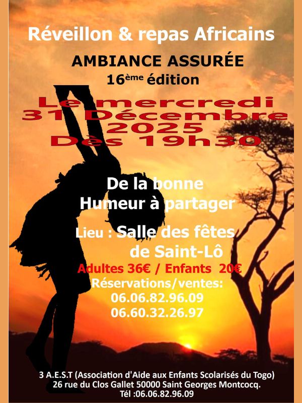 Saint-Lô : Réveillon et repas africains