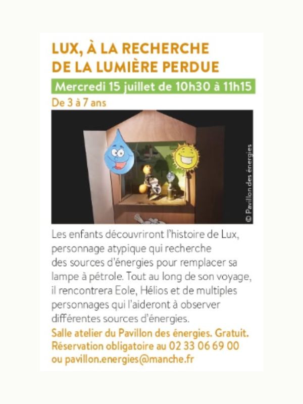 Saint-L&ocirc; : Lux, à la recherche de la lumière perdue