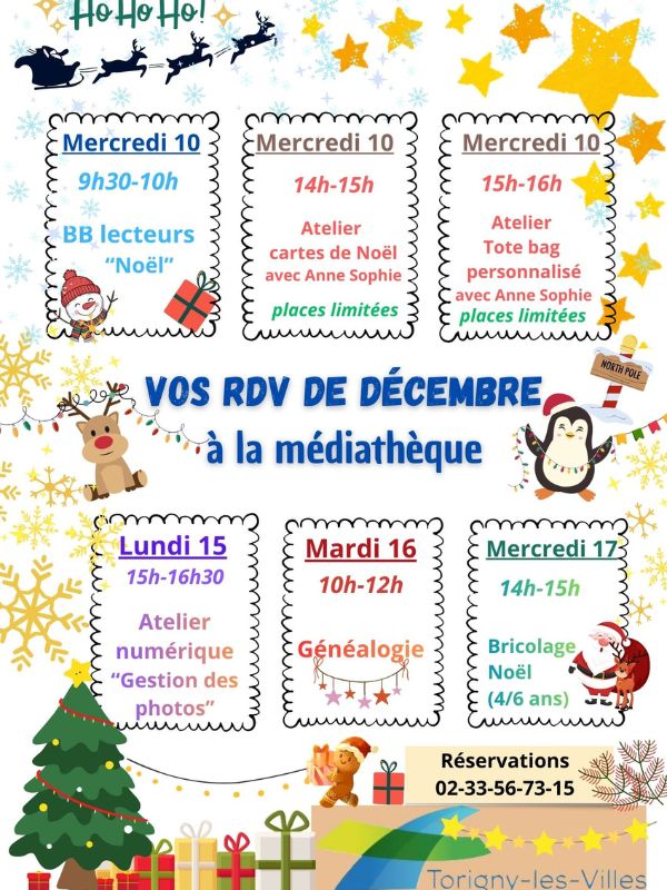 Programme de décembre > Médiathèque 