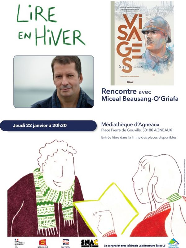 Saint-L&ocirc; : Rencontre avec le scénariste de bande dessinée Miceal Beausang O'Griafa