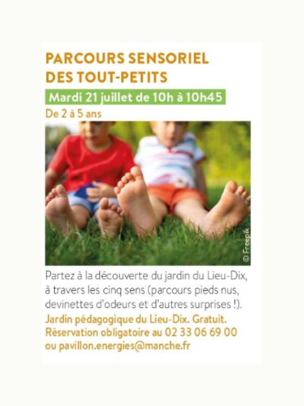 Saint-L&ocirc; : Parcours sensoriel des tout-petits