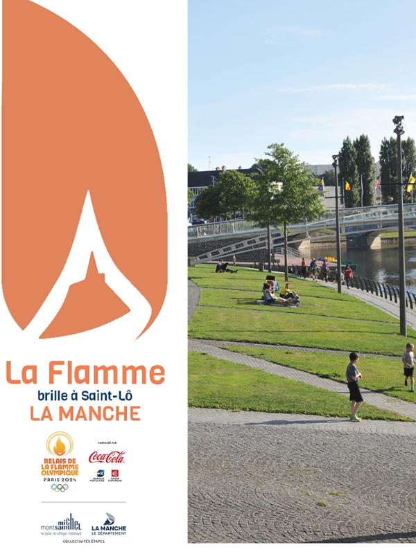 Saint-Lô : Evénement Jeux Olympiques > Passage de la flamme olympique
