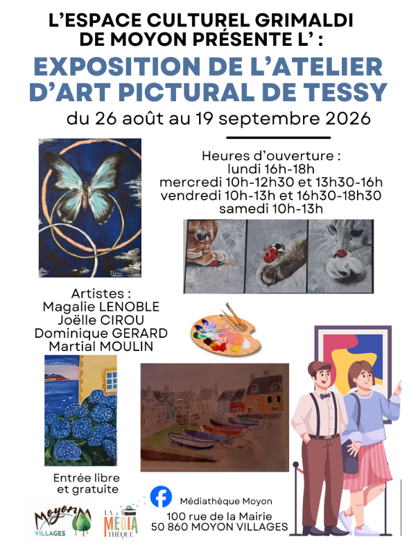 Exposition de l'atelier d'art pictural de Tessy