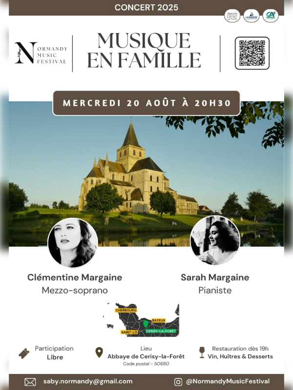 Saint-Lô : Concert Clémentine et Sarah MARGAINE