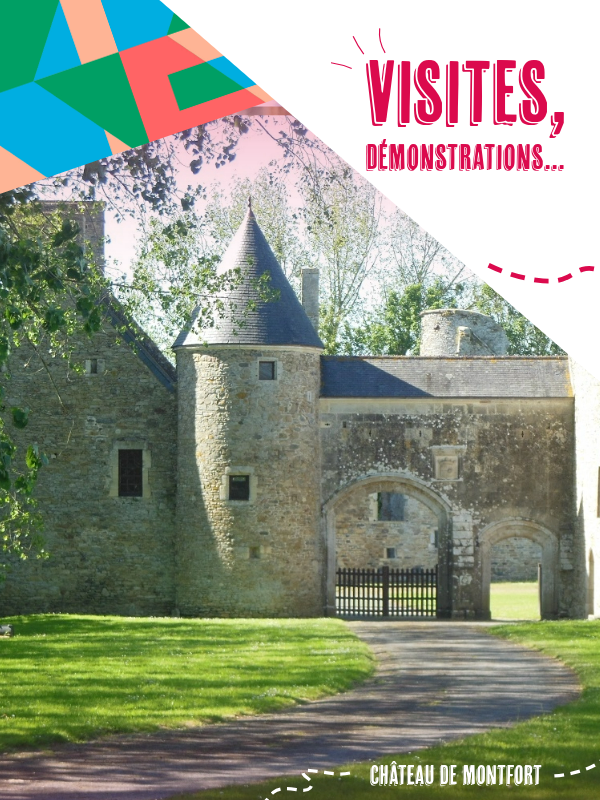 Saint-Lô : JEP2024 > Visites et demonstrations au château de Montfort
