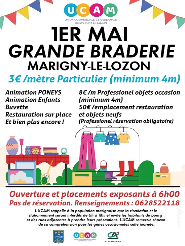 Saint-Lô : Grande braderie de Marigny-Le-Lozon