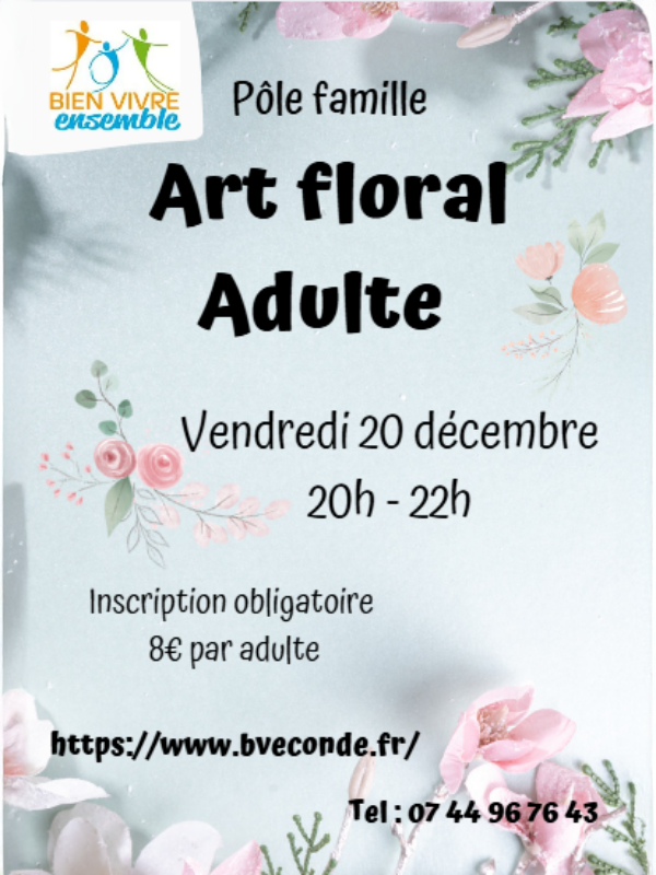 Art floral pour adulte 