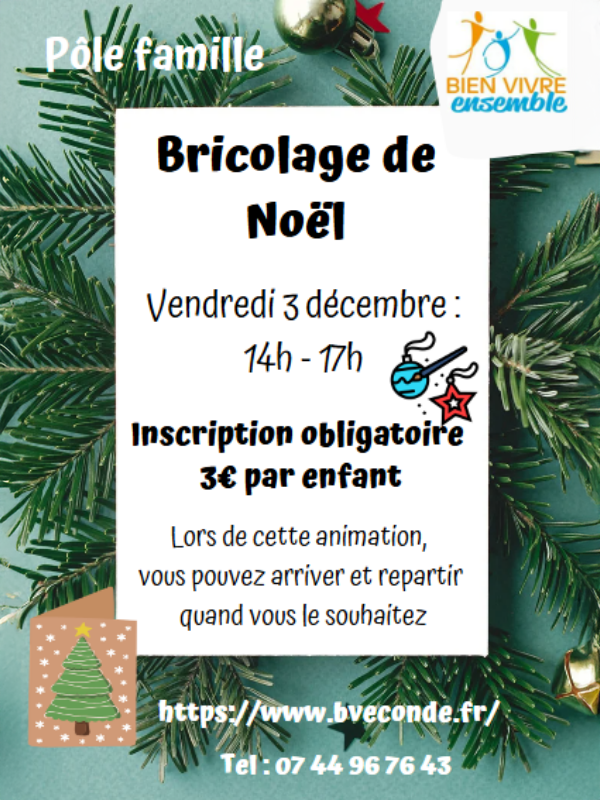 Saint-Lô : Bricolage de Noël 