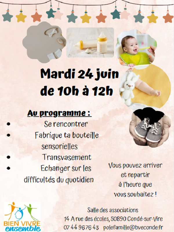 Saint-Lô : Etre parents d'enfants de 0 à 3 ans 