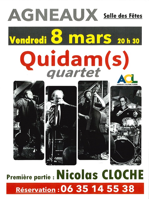 Saint-Lô : Concert > Quidam(s) Quartet