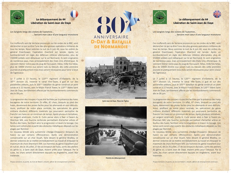Saint-Lô : Commémoration de la libératon de Saint-Jean-de-Daye